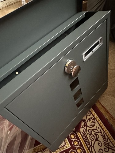 Wall mounted post box - wall-mounted,