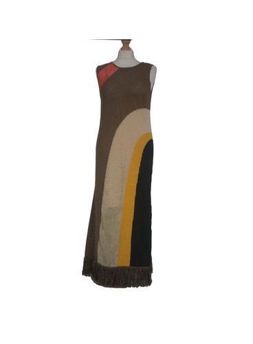 Zara knit colour block midi - colour,