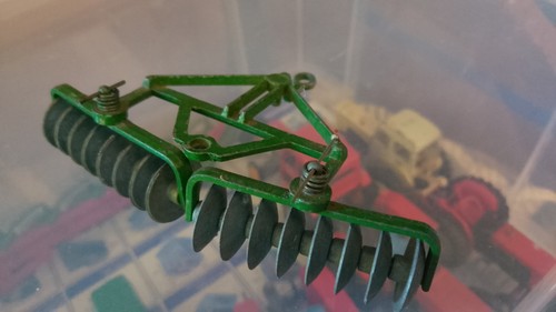 Britains 1970s disc harrow - britains,