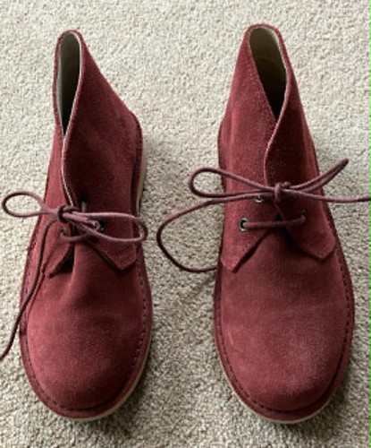 Seasalt burgundy rust suede - burgundy/rust,