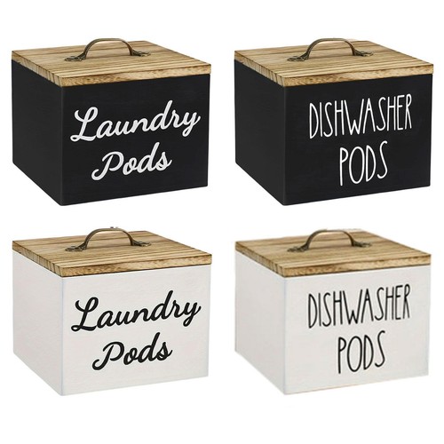Wooden storage container with - wooden,