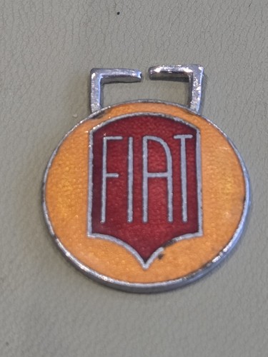 Vintage fiat keyring fob - vintage,