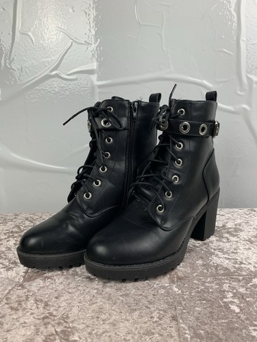 Koi footwear black - chunky, heel