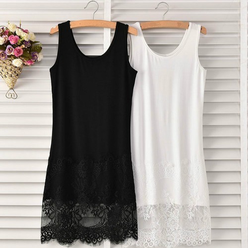 Women vest lace dress - vest,