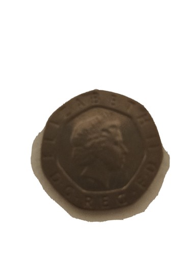 Undated 20p coin genuine - 20p,