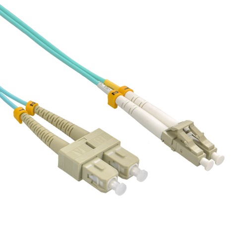 Siig duplex 125 om3 - lc-sc, 50/125