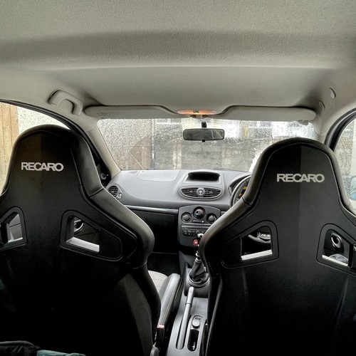 Recaro seats white decal - seats,