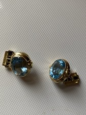 9ct Blue Topaz & Sapphire