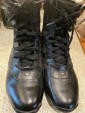 Men’s Karrimor Cougar Military Tactical Combat Boots Black Side Zip Size 10