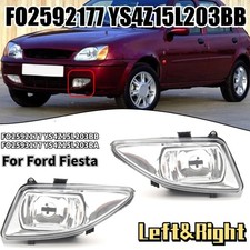 2PCS Front Fog Light Lamp Set For Ford Ford Focus 1999-2002 FO2592177 FO2593177
