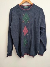 Wolsey knitted cable argyle