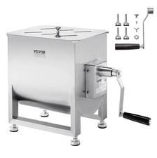 VEVOR Manual Meat Mixer 60L Fixed Tank Mixing Max 60LB for Meat Sausage Mixer
