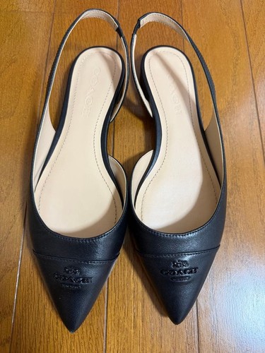 Coach black sandals 5cm - coach,