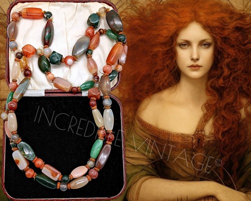 Antique victorian agate - antique,