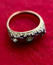 Vintage 9ct Gold Emerald &