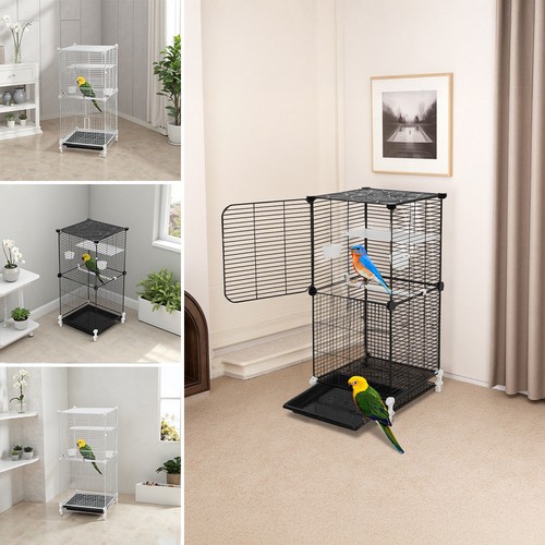 Large metal bird cage for - bird,
