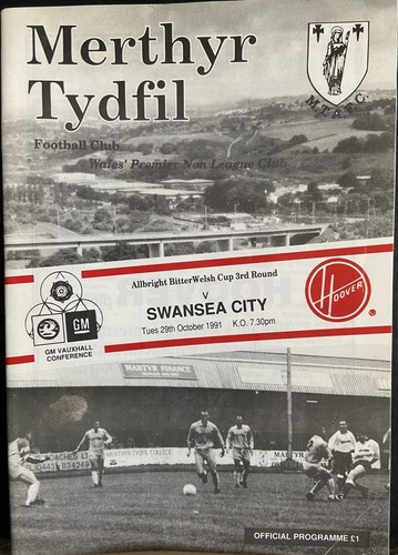 Merthyr tydfil swansea city - merthyr, v