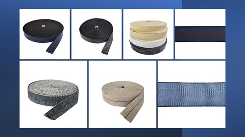 Upholstery webbing elasticated - webbing,
