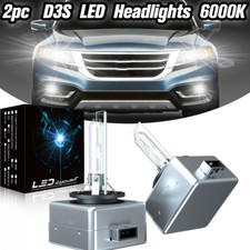 2x LED D3S UPGRADE KIT FOR XENON HEADLIGHT BULBS REPLACEMENT 6000K