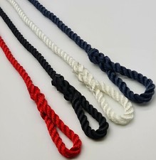 Fender lines rope 8mm 1mt Polyester  fender tie spliced whipped Ready to use