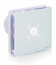 STERR - Bathroom Extractor Fan with LED Backlight and PIR Sensor 100 mm / 4