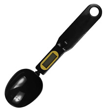 Digital Spoon Scale LCD Kitchen Food Powder Flour Digital Utensil Black