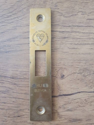 Chubb lever gold - gold, mortice