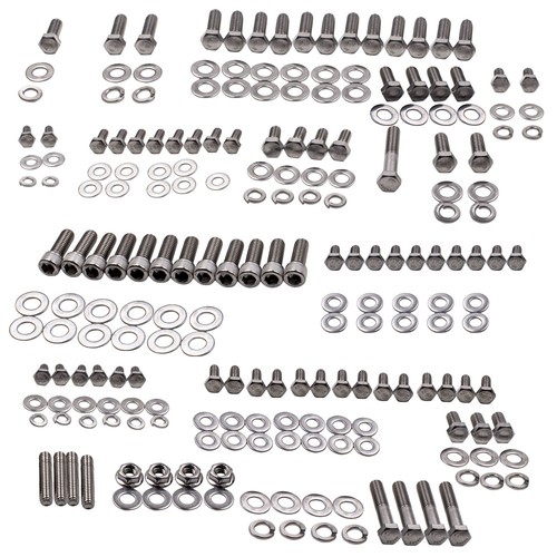 Complete stainless hex bolt - hex,