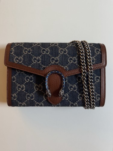 Gucci denim dionysus bag - gucci,