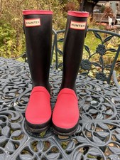 Ribbed Hunter Kids Wellies