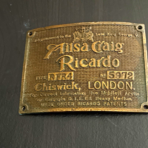 Ailsa craig ricardo type - ailsa,