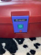 Vintage delsey red hard shell - vintage,