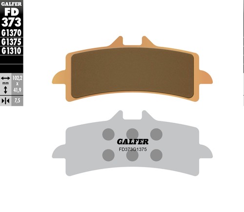 Kh447 sintered metallic brake - sintered,
