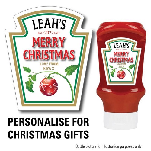 Personalised tomato ketchup - personalised,