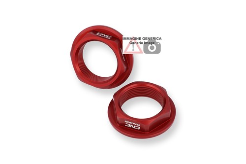 Rear wheel axle - , nuts