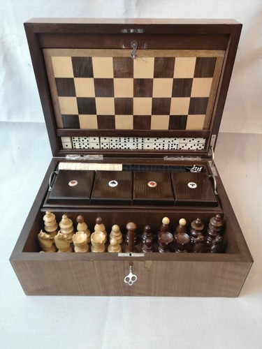 Antique games collection chess - antique,