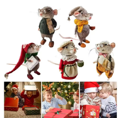 Cute needle felted mouse doll - mouse,