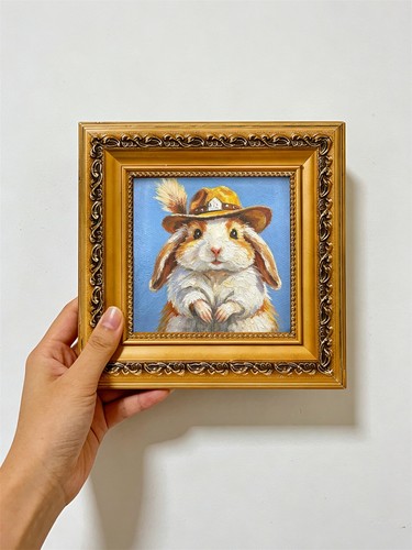 Cowboy bunny original - original, custom