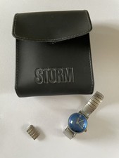 Storm Blue Mini Bubble Women's Watch Elasticated Bracelet