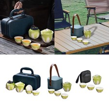 Travel Ceramic Tea Pot Set
