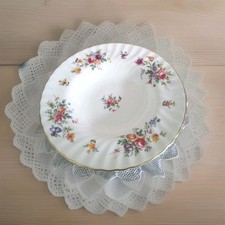 Minton Marlow  China Floral Rimmed Soup/dessert Bowl Excellent 