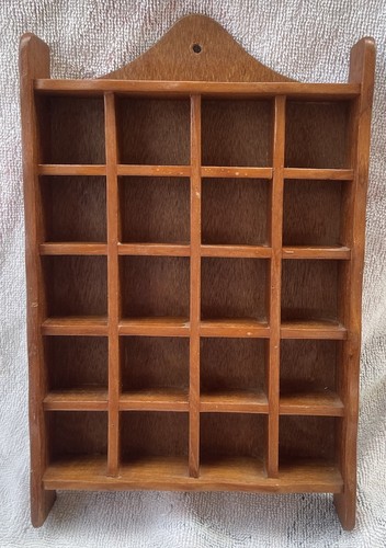Wooden thimble display - wooden,