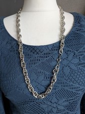 Vintage Trifari 30” Silver