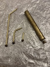 Antique Grease Gun/Aplicator With 3 Different Nozzles Fantastic Condition Brass
