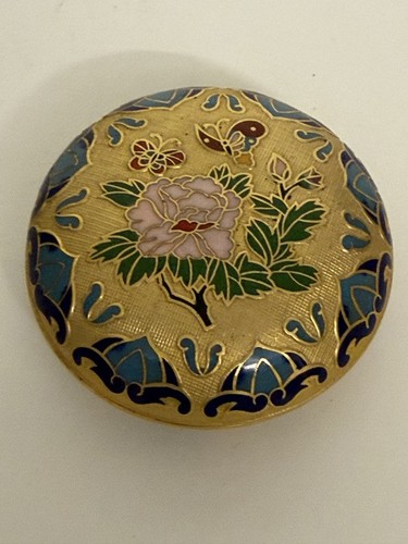 Cloisonne enameled floral - enameled,
