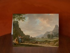 Mount Athos Carved as a Monument to Alexander the Great - A5 Art Print Card