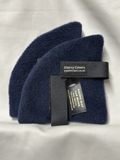 Navy Fleece Riding Hat Ear
