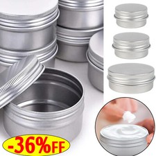 5*Round Aluminum Box Tin Cans