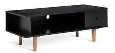  Cato 1 Drawer TV Unit - Black