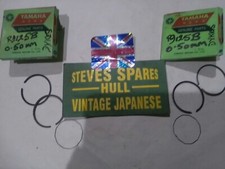 YAMAHA YAS3  &  RD125B ,0.50 o/s DYKES RING SETS .396-11610-20 , genuine,  NOS 